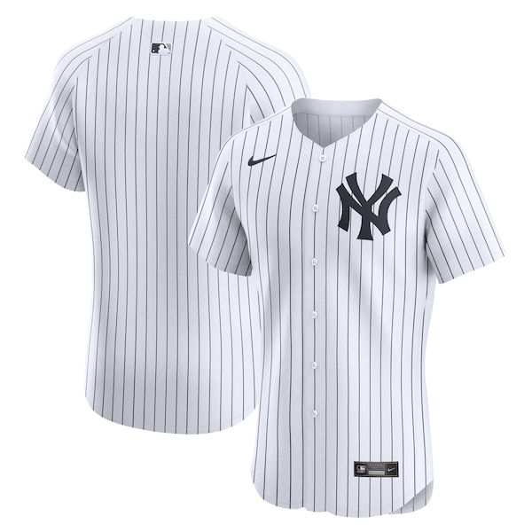 New York Yankees Nike Home Elite Jersey - White
