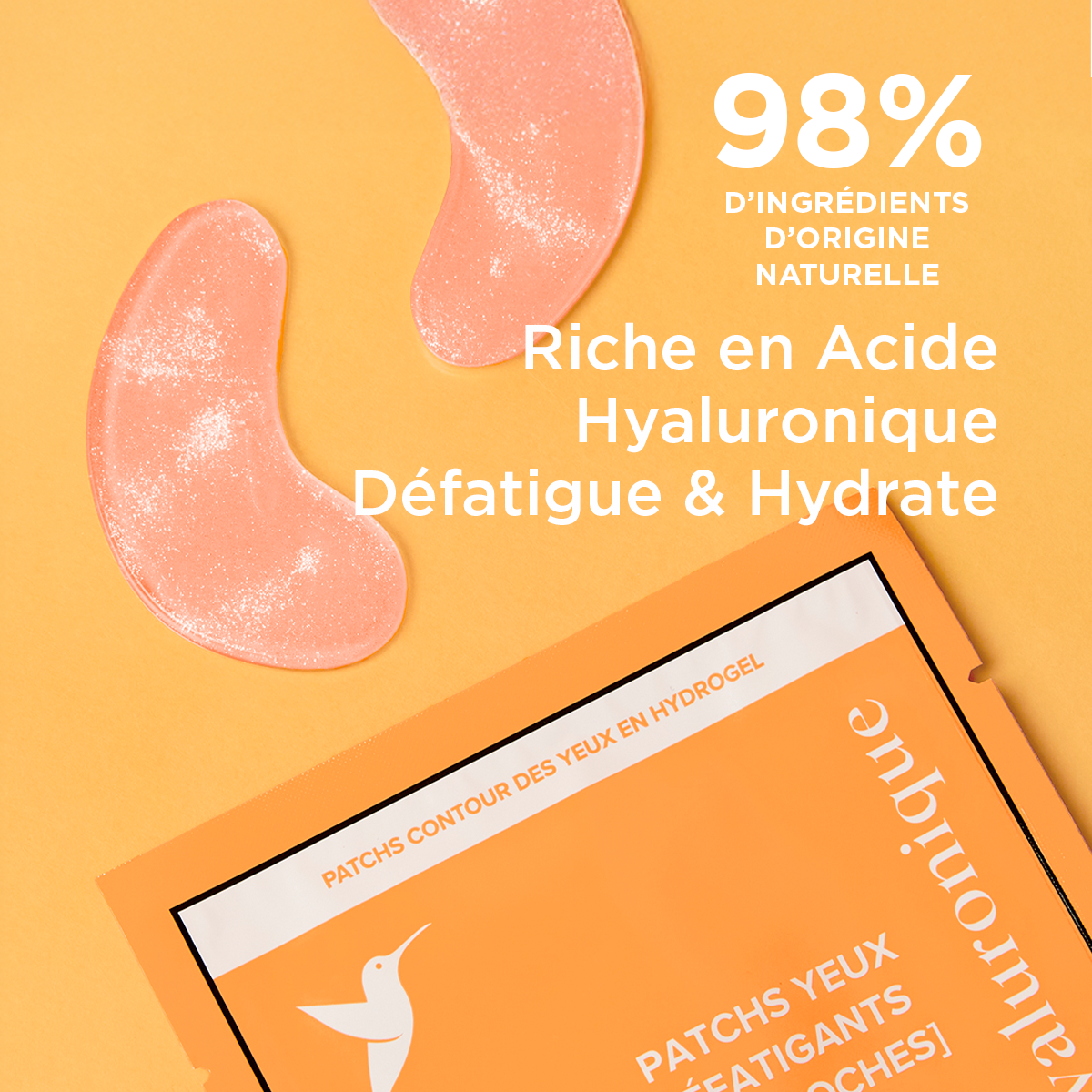 Hydratation & EclatPatchs Yeux Défatiguants à l'acide hyaluronique