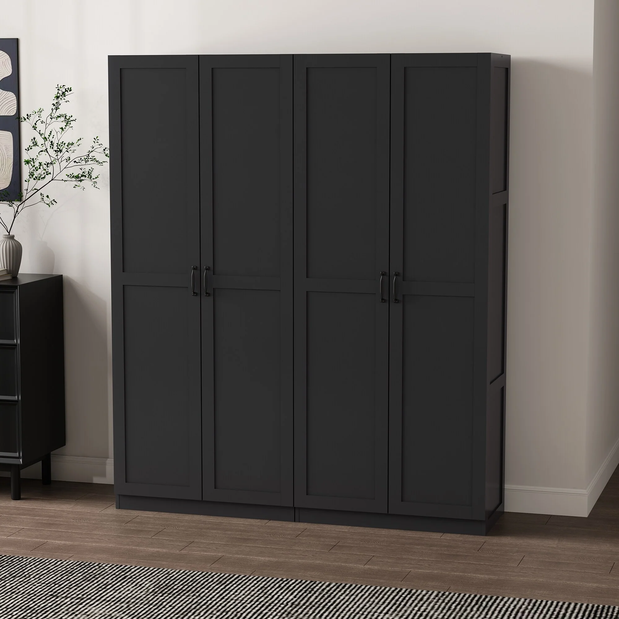 Manhattan Comfort 2-Piece Modern Cornelia Storage Closet
