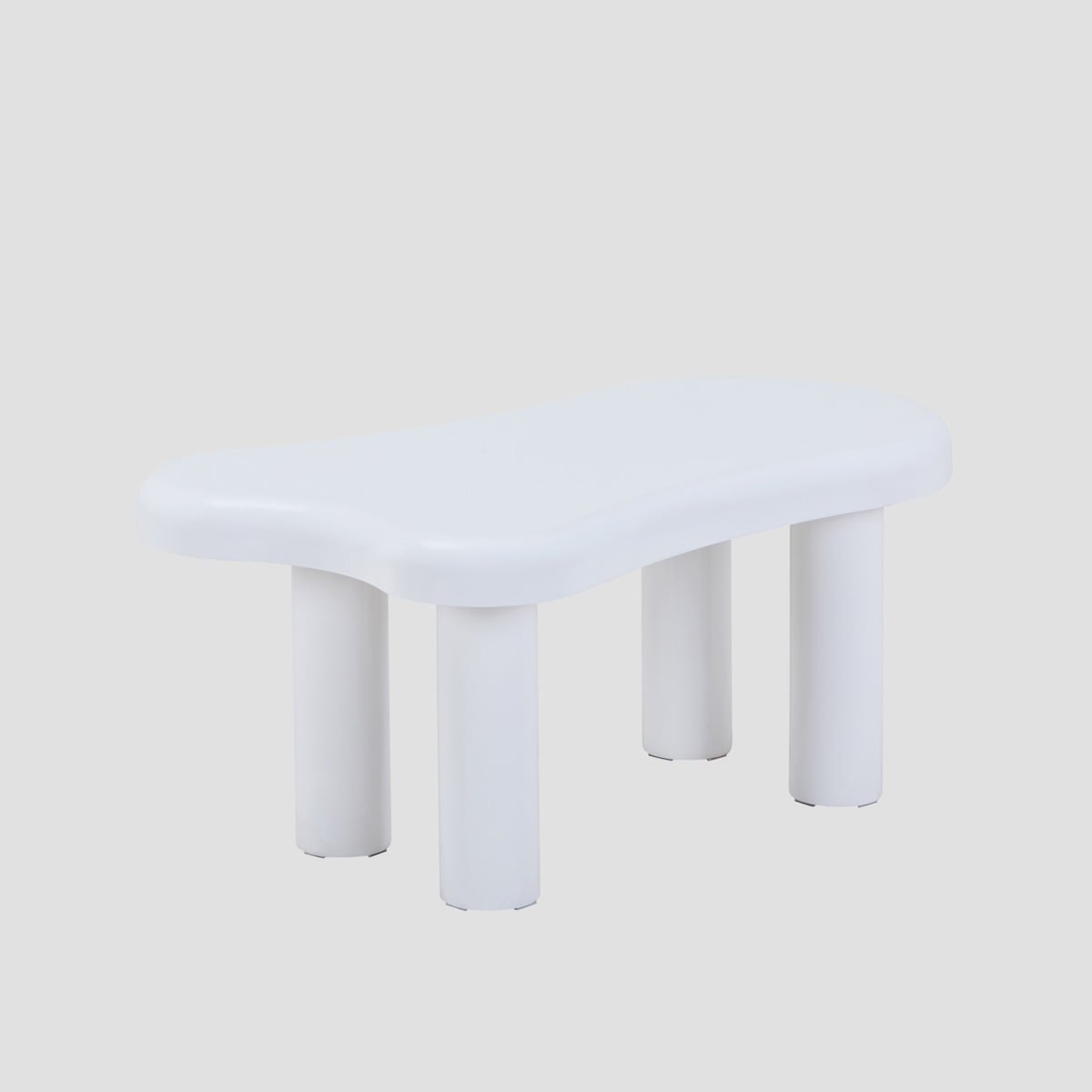Stolik kawowy ALTO lakierowany biały 100x60x45 cm