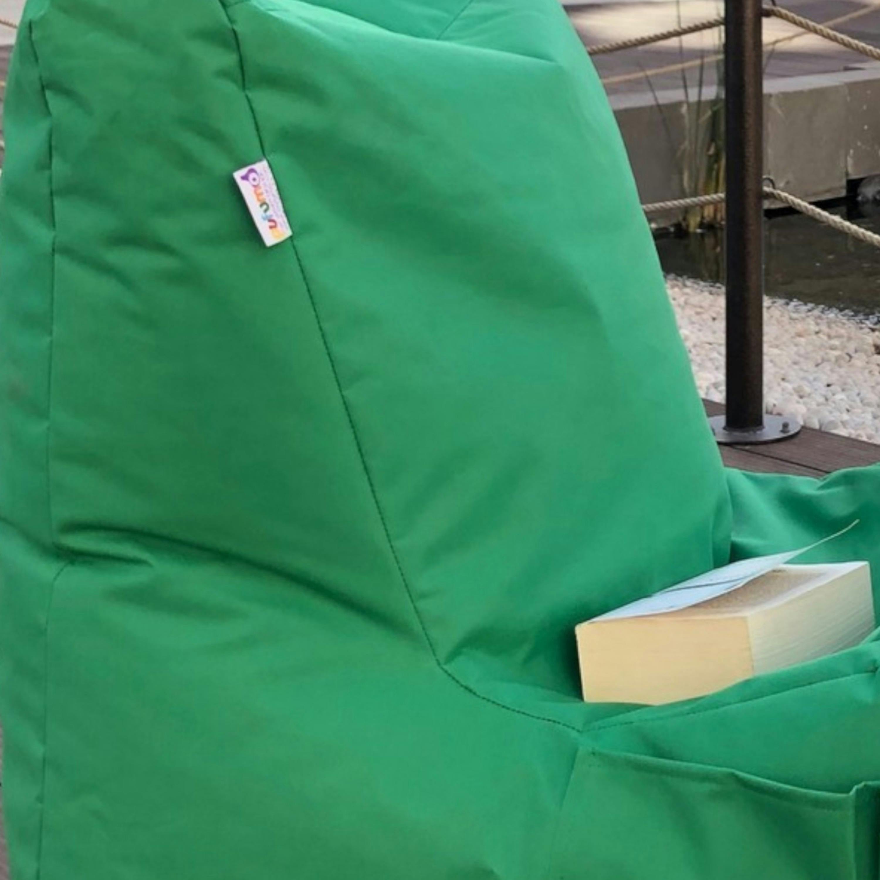 Pouf bain de soleil XXL imperméable – vert ARTA