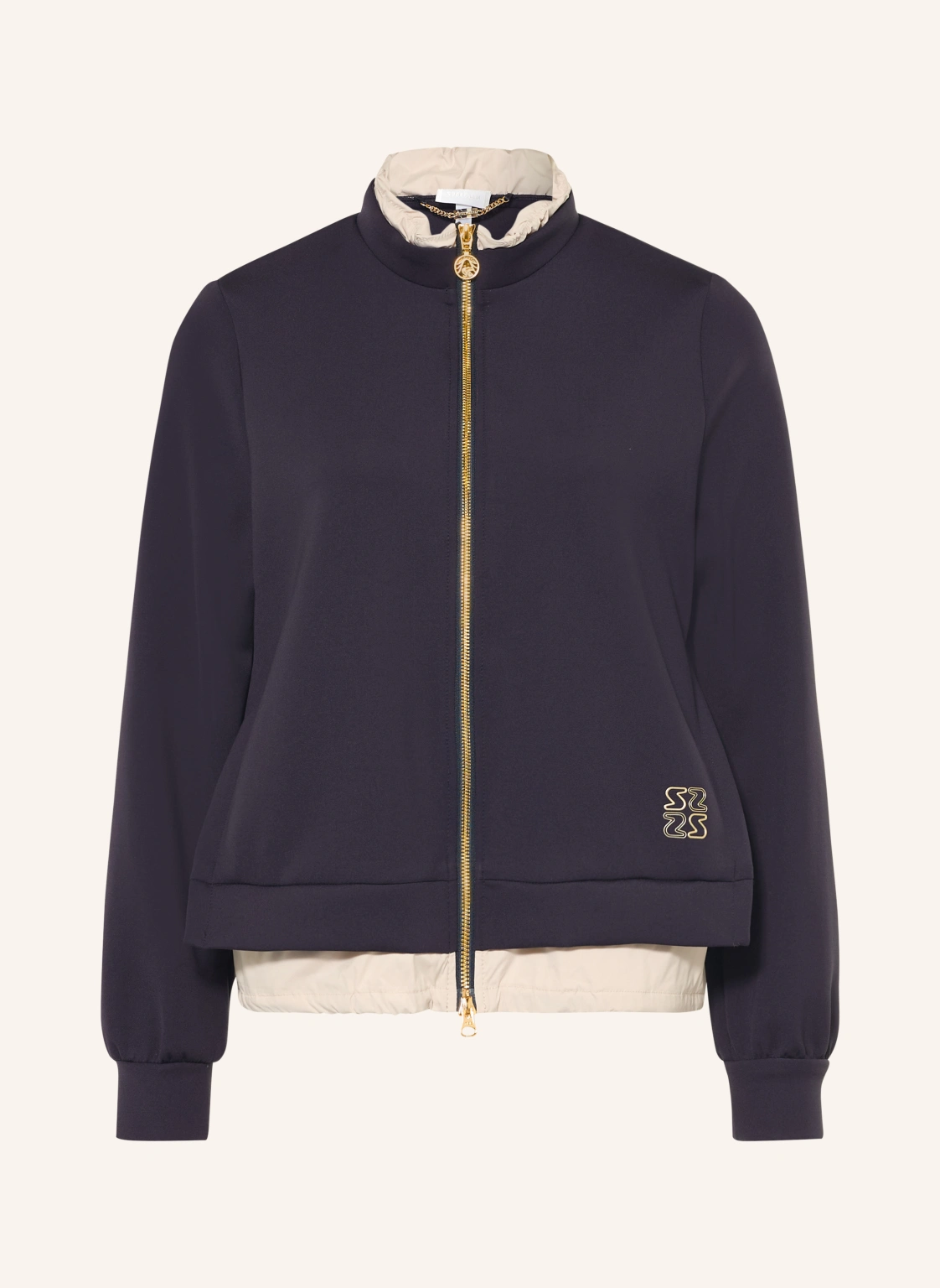 SPORTALM Sweatjacke mit Glitzergarn
