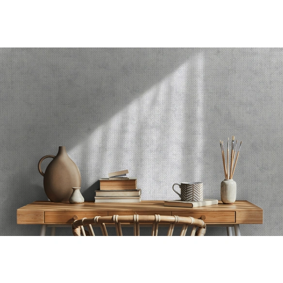 Vliestapete, BxL: 53 x 1005 cm, hellgrau