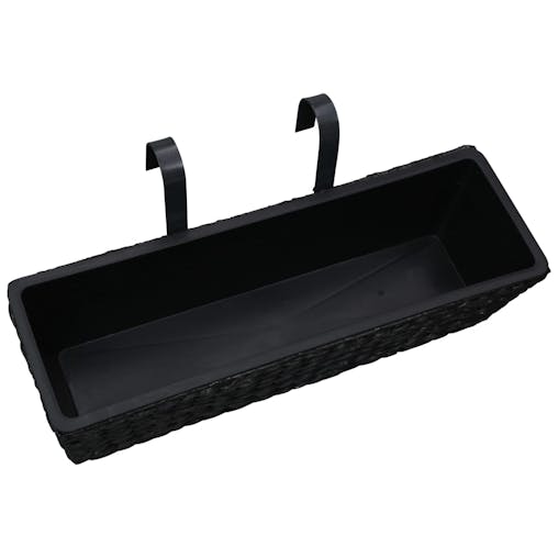 NNEVL Garden Planters 2 pcs Water Hyacinth Black
