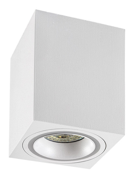 Spot kwadratowy biały KOBALD 1xGU10x25W wym:10x8x8cm IP20 Rabalux