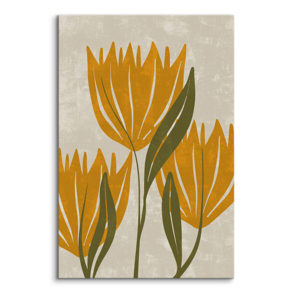 Obraz Pomarańczowe Tulipany Na Betonie 20x30cm
