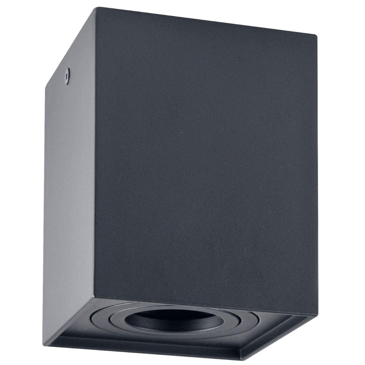 Spot kwadratowy czarny HADAR1xGU10x10W wym:12,5x9,6x9,6cm IP20 Polux