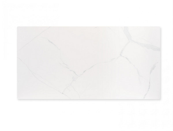 Emetteur thermique avec façade en céramique à finition marbrée
