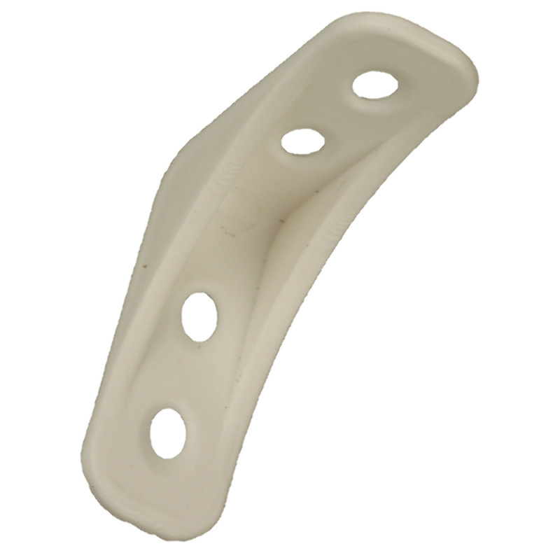 Equerre d'assemblage en plastique blanc 40 x 40 mm 4 pièces TEKNIBOX