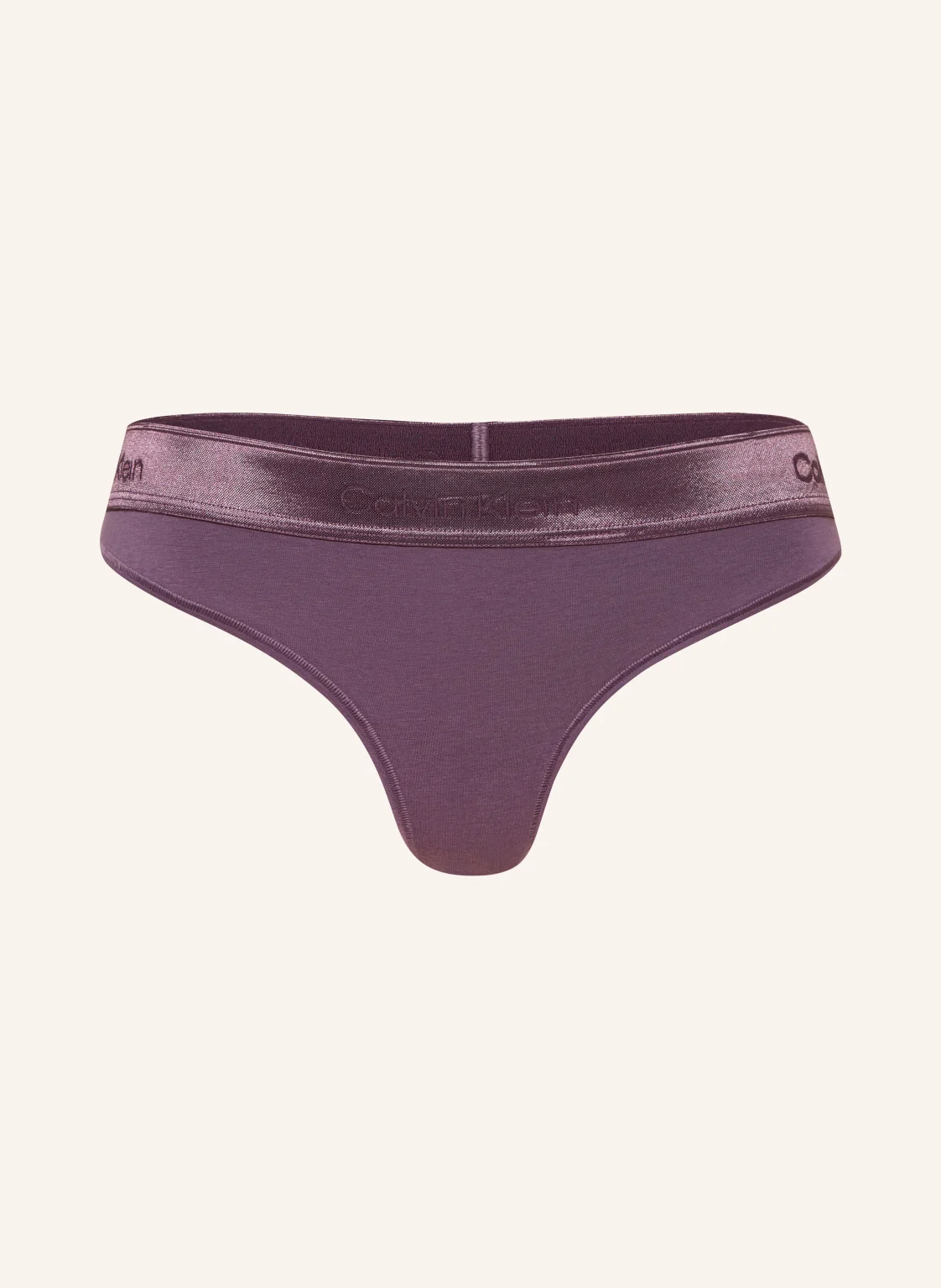 Calvin Klein String ICON COTTON MODAL METALLIC