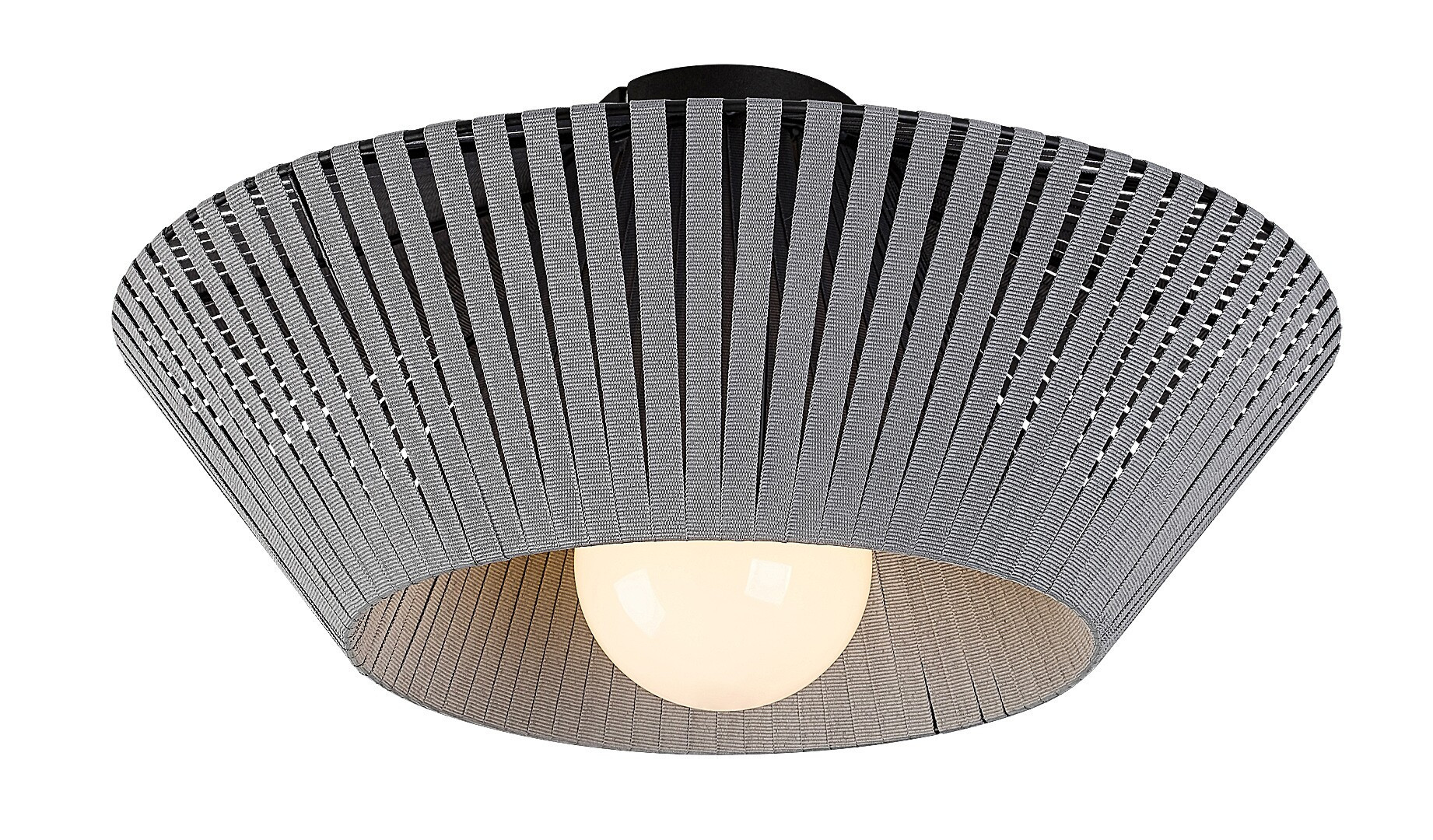 Lampa sufitowa czarno-popielaty REVAN 1xE27x6W wym: 19x40x40 cm Rabalux
