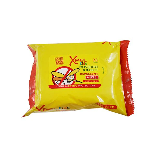 Xpel Kids Mosquito & Insect Wipes 25s