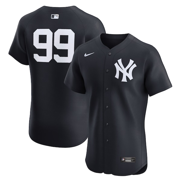 Aaron Judge New York Yankees Nike Alternate 2 Elite Jersey - Navy/White