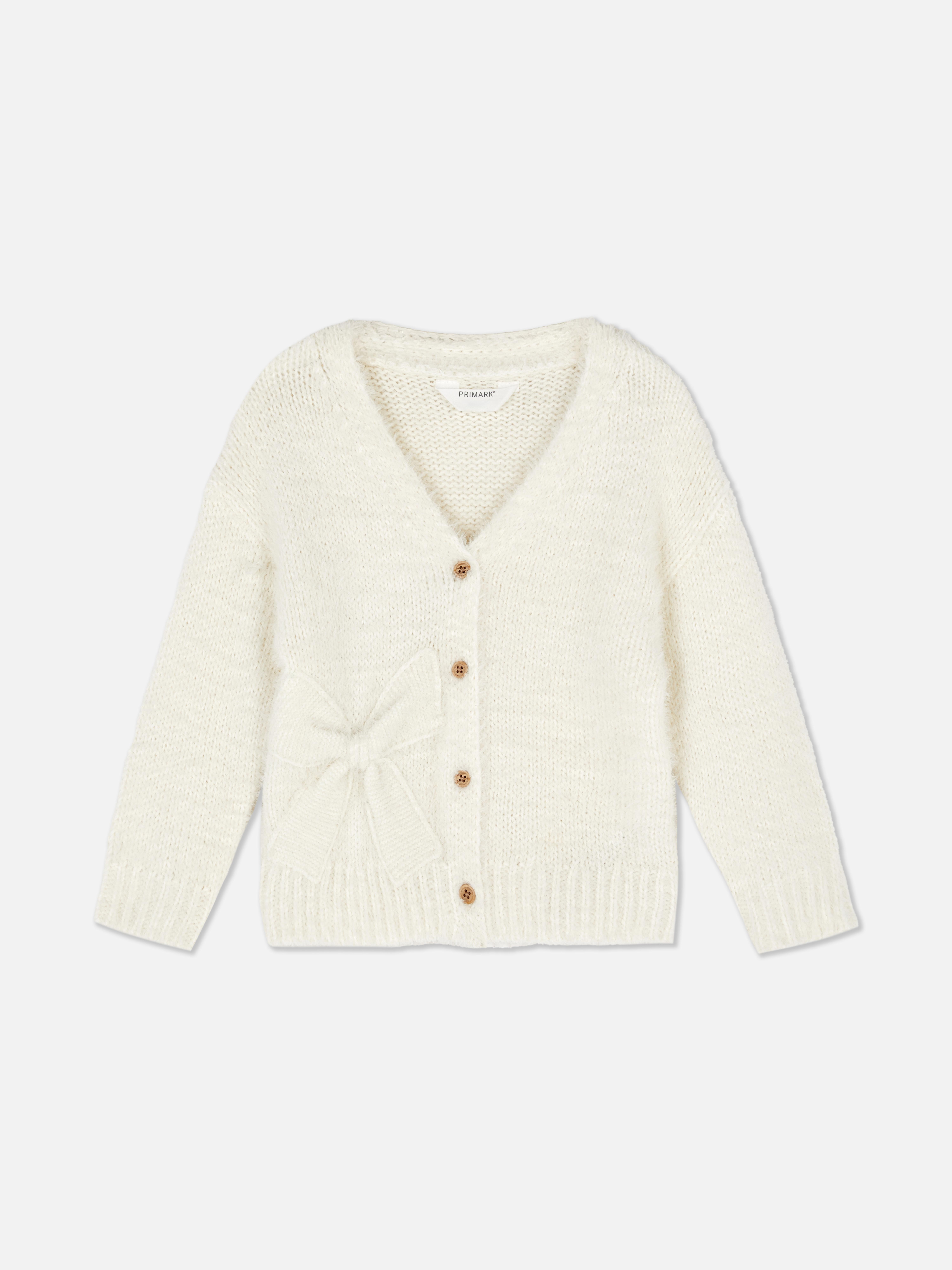 0-36mths | Bow V-Neck Cardigan