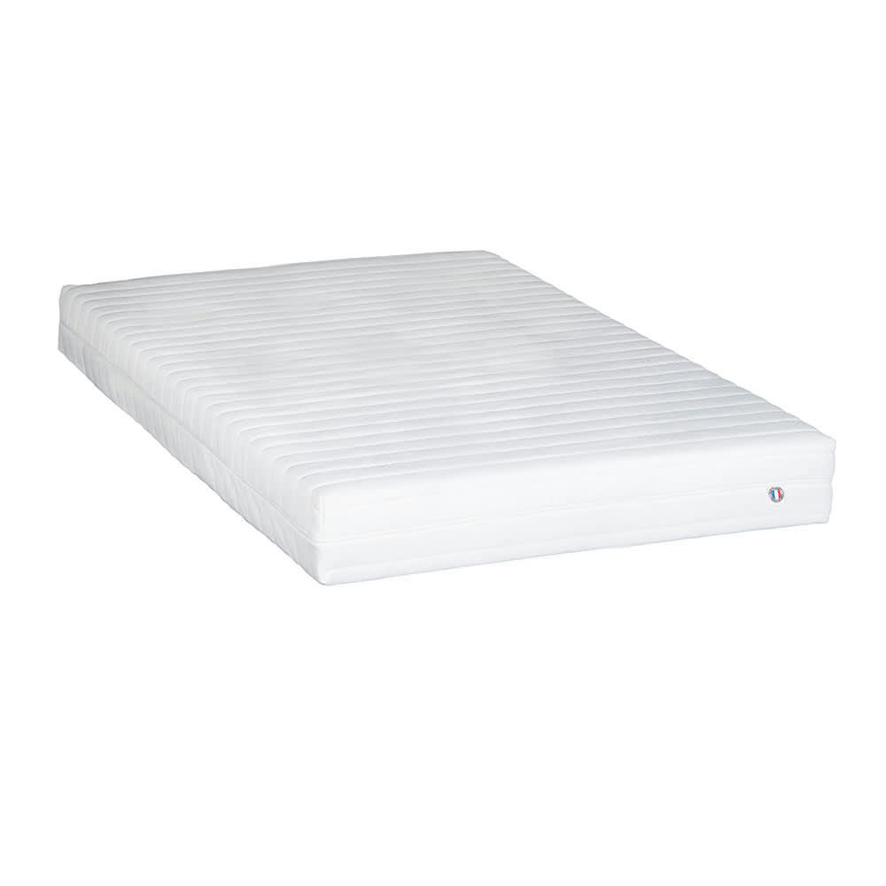 EGIO - Ensemble  180x200  Matelas Latex + Sommier Métal + Accessoires