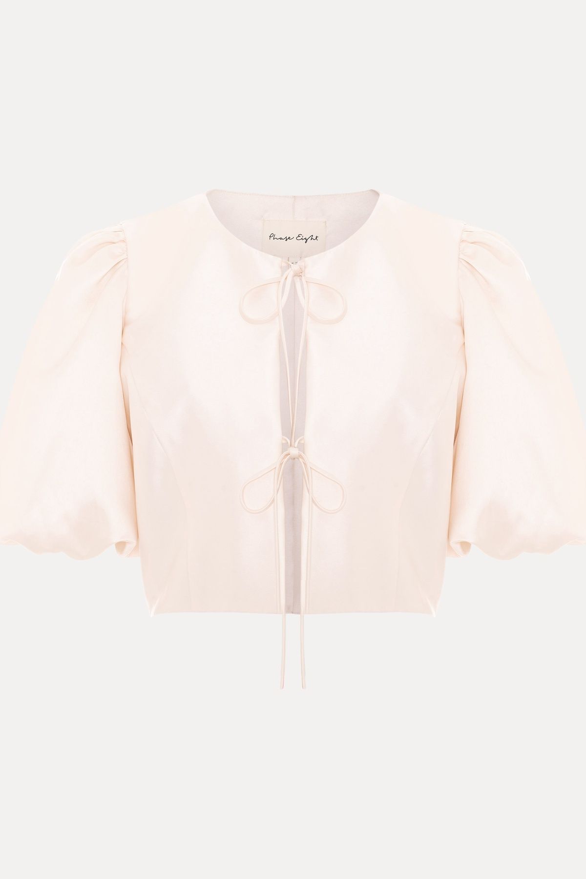 Phase Eight Paulina Cropped Puff-Sleeve Jacket