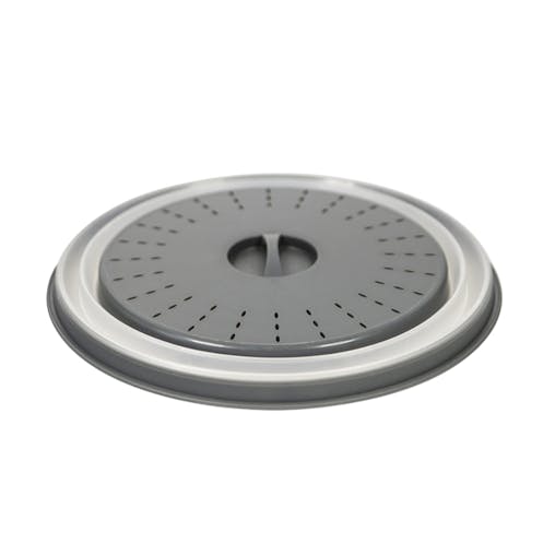 Tovolo Collapsible Microwave Food Cover Anti-Splatter 26cm Charcoal | Set of 2