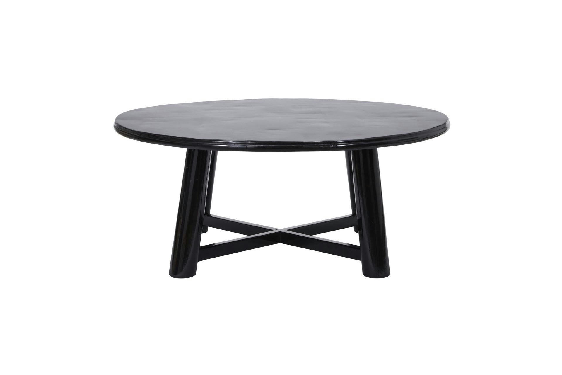 VALI - Table basse en bois noir