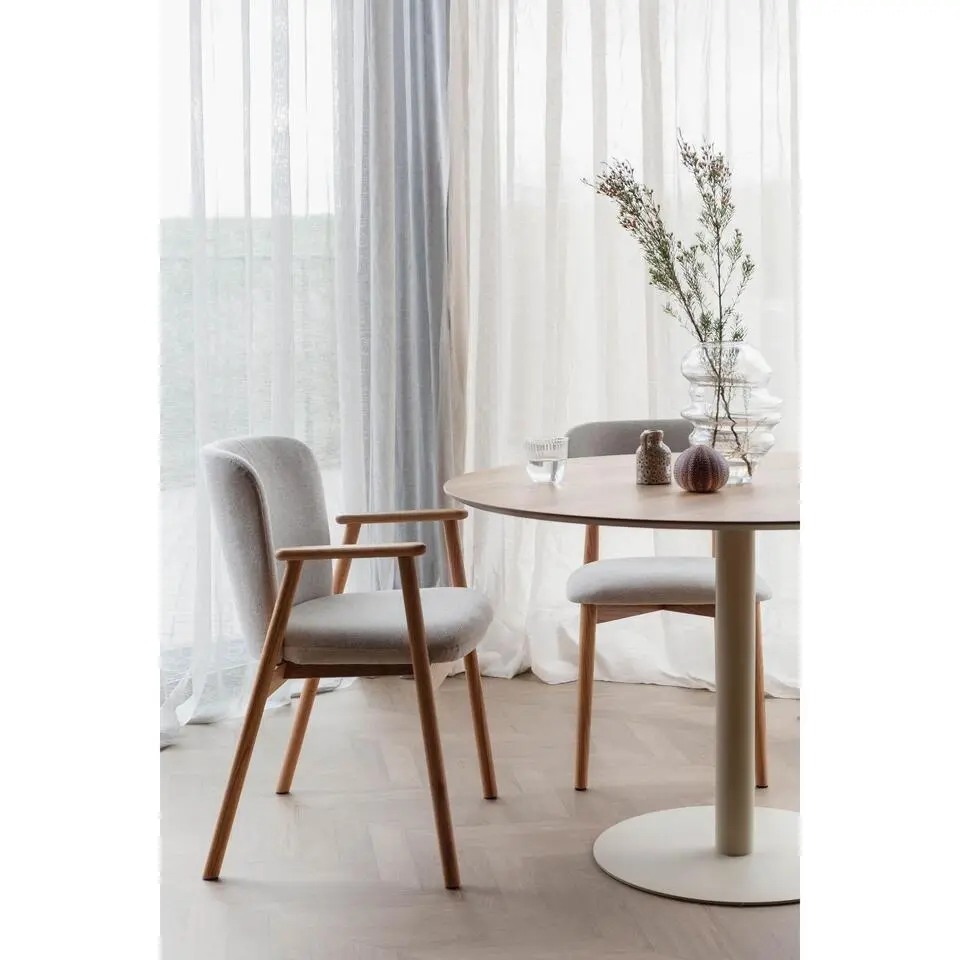 Housecraft Living Kenna Eetkamerstoelen Beige - Set van 2