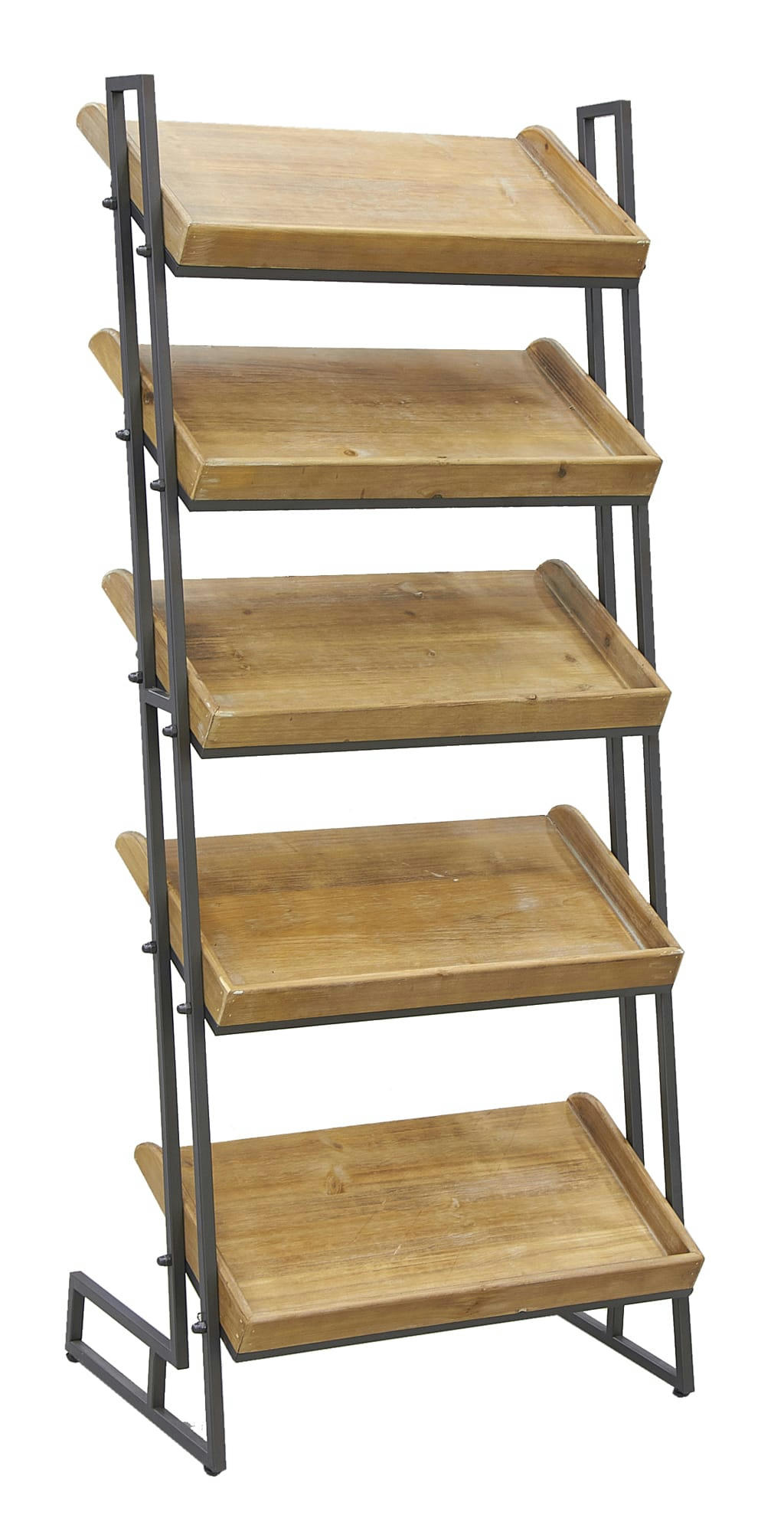 - Meuble à chaussures en pin et métal