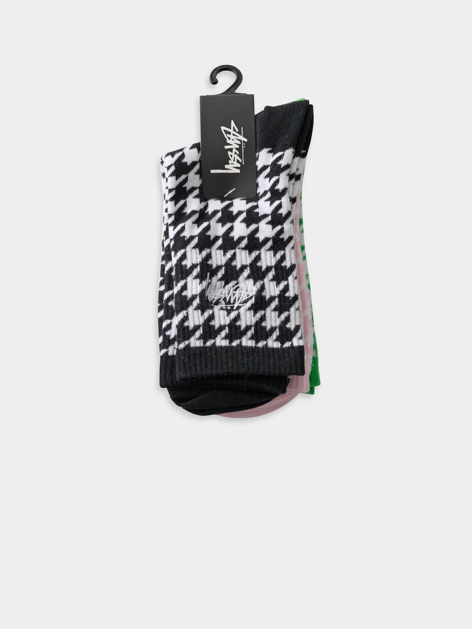 3 Pairs of Houndstooth Socks
