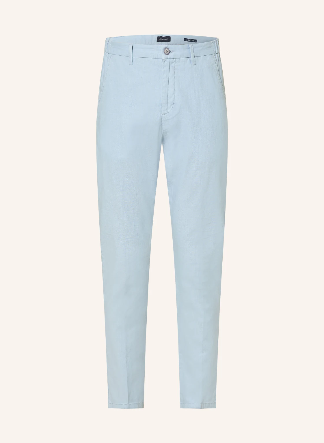 STROKESMAN'S Chino Regular Fit mit Leinen