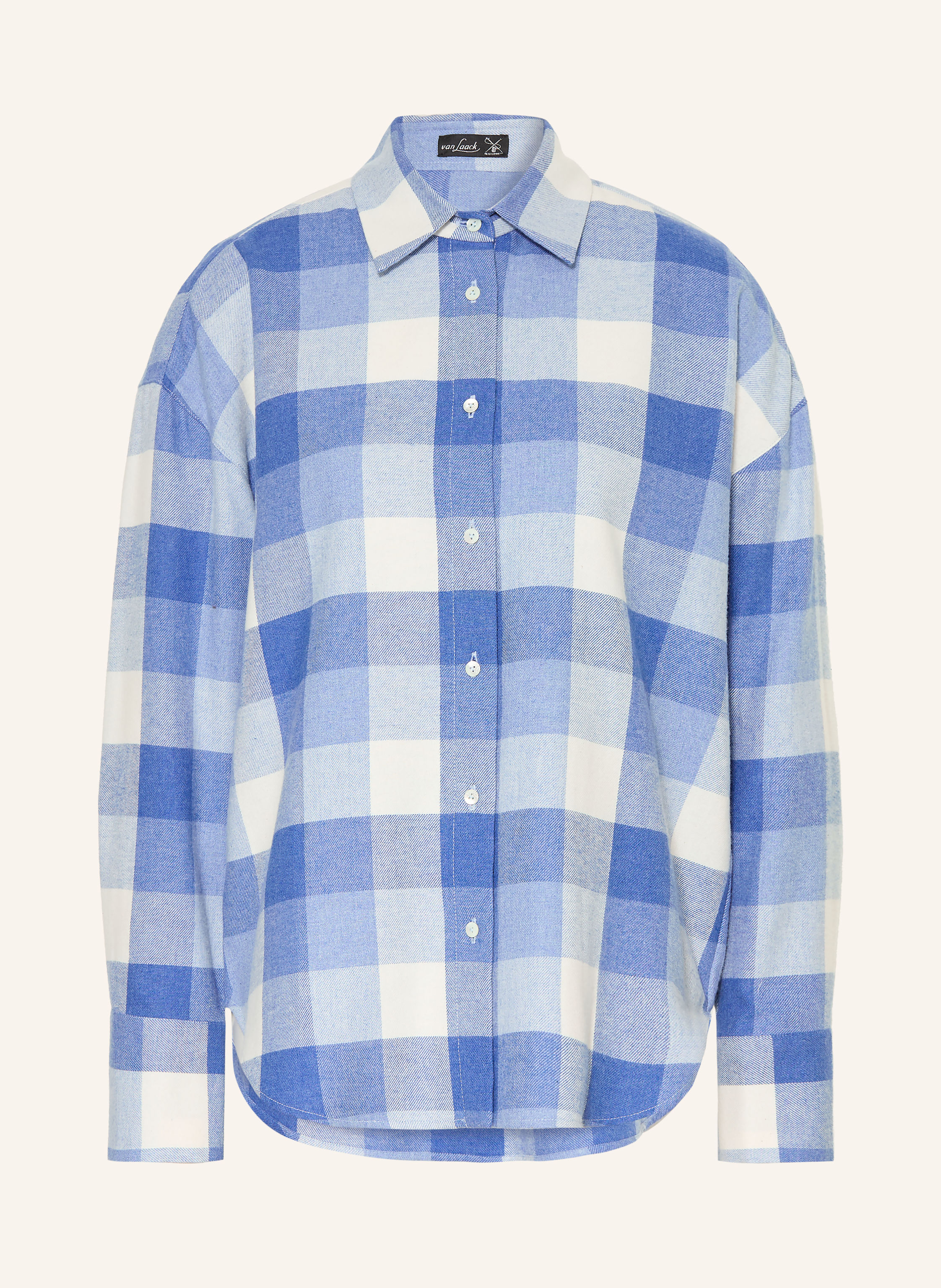 van Laack Hemdbluse VL-BESNA-SVKN aus Flanell