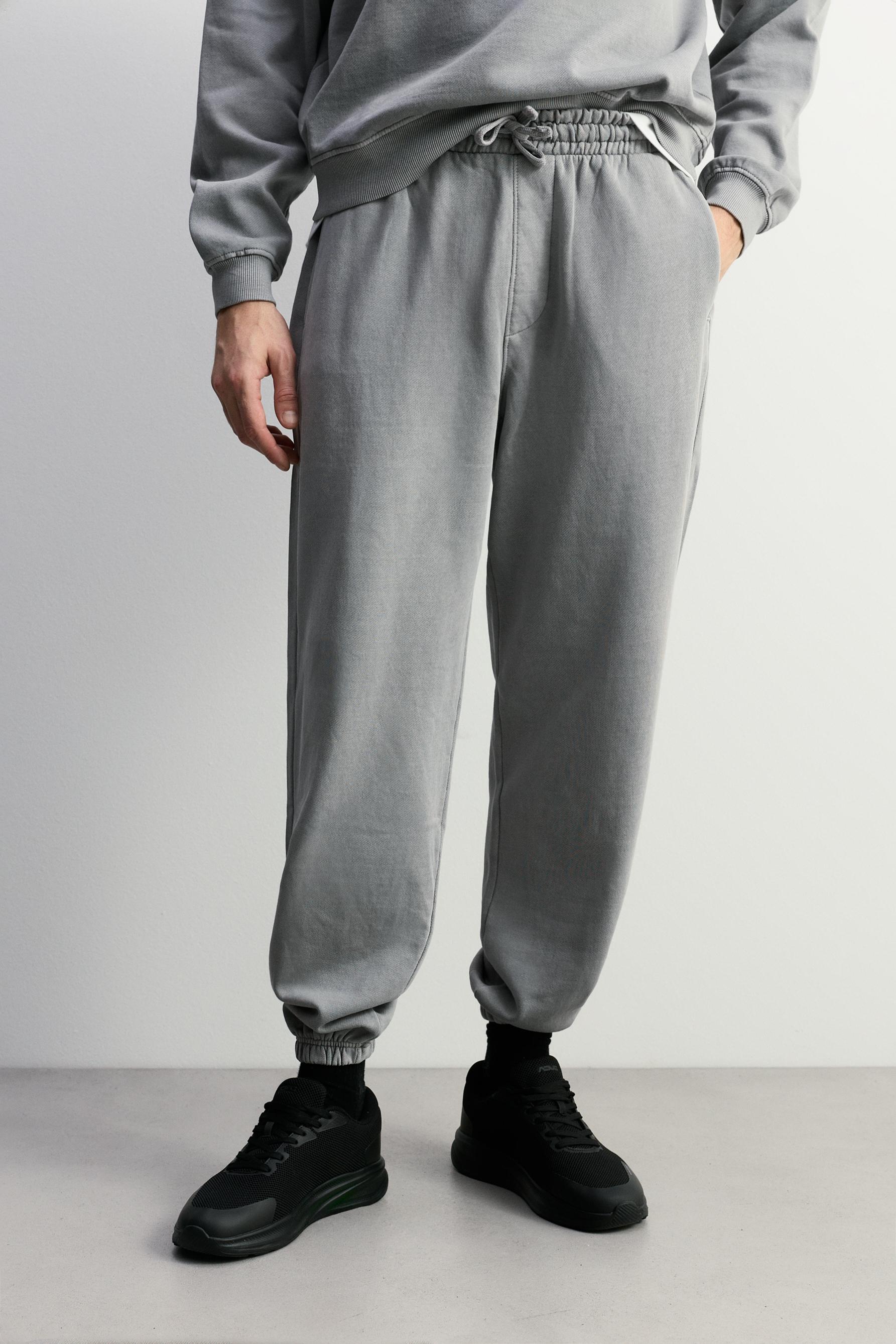 Pantalón chándal efecto lavado