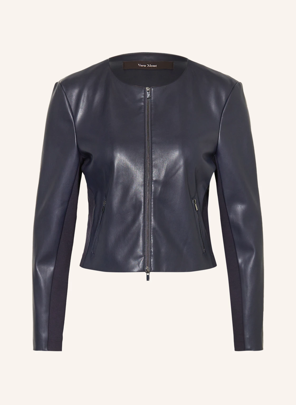 Vera Mont Jacke in Lederoptik