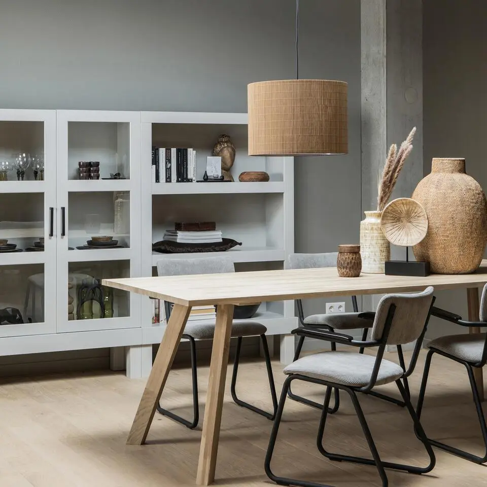 WOOOD Tablo Tafelblad - Eiken - 220x2,4x90