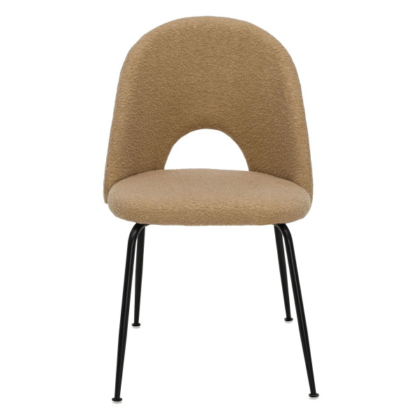 Krzesło Glamour KC-903-2 quelle 18, czarne nogi