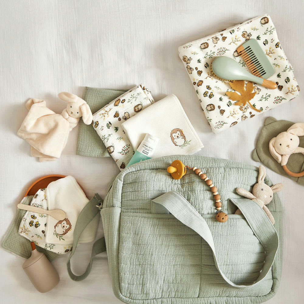 - Doudou tête de lapin écru