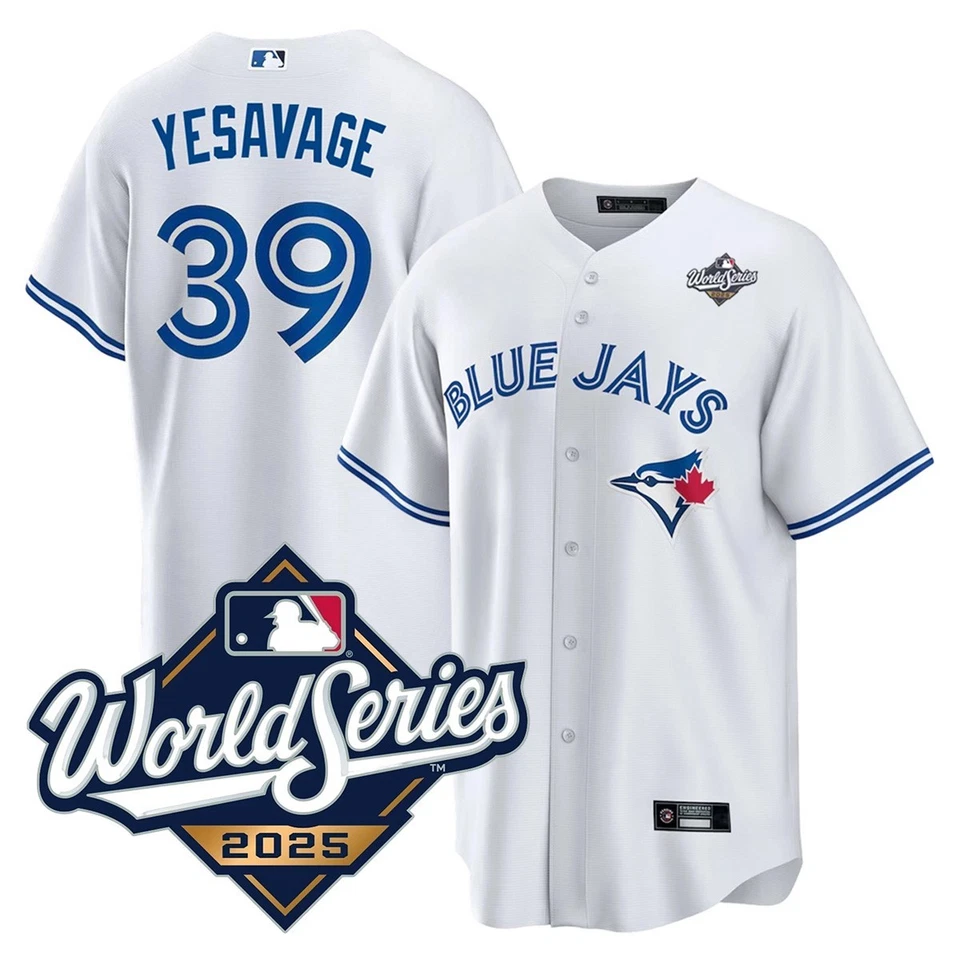 Trey Yesavage Toronto Blue Jays Nike 2025 World Series Limited Jersey - White