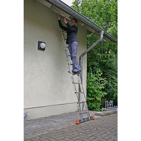 Doppelleiter »MONTO TriMatic«, 12 Sprossen, Aluminium