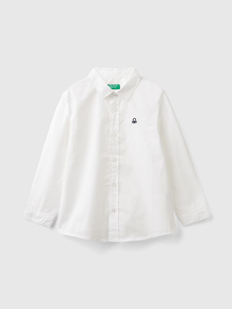 White shirt in pure cotton