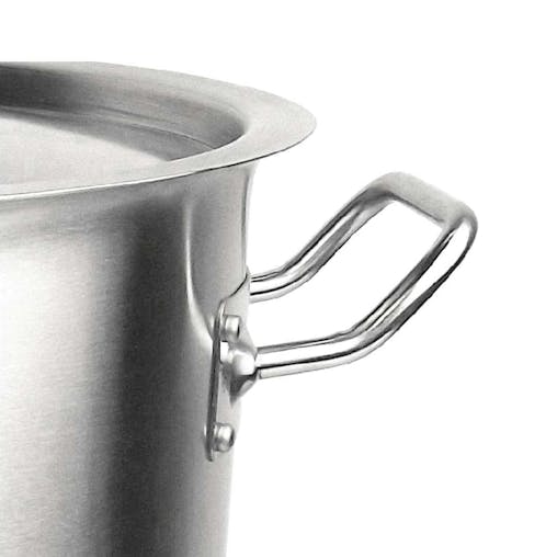 SOGA 23L Wide Stock Potand 71L Tall Top Grade Thick Stainless Steel Stockpot 18/10