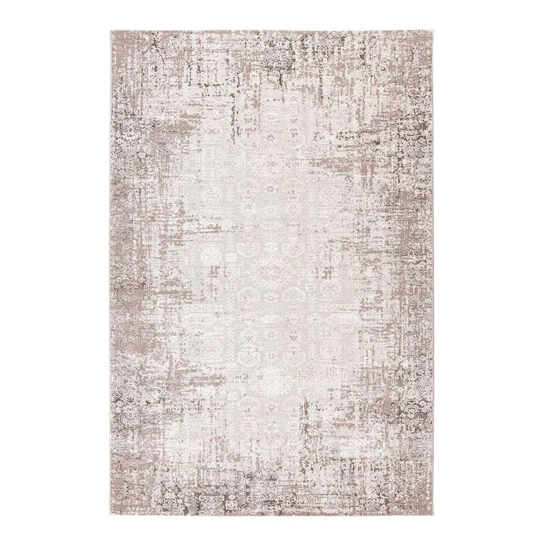 PALMA - Tapis  baroque en polyester taupe 120x170