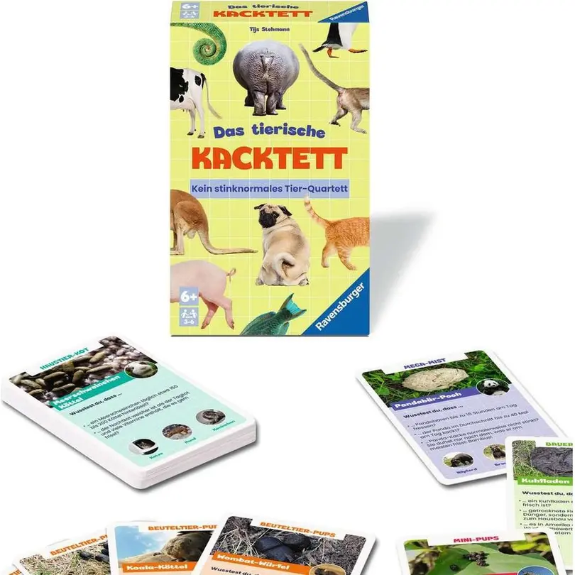 Kartenspiel Das tierische Kacktett
