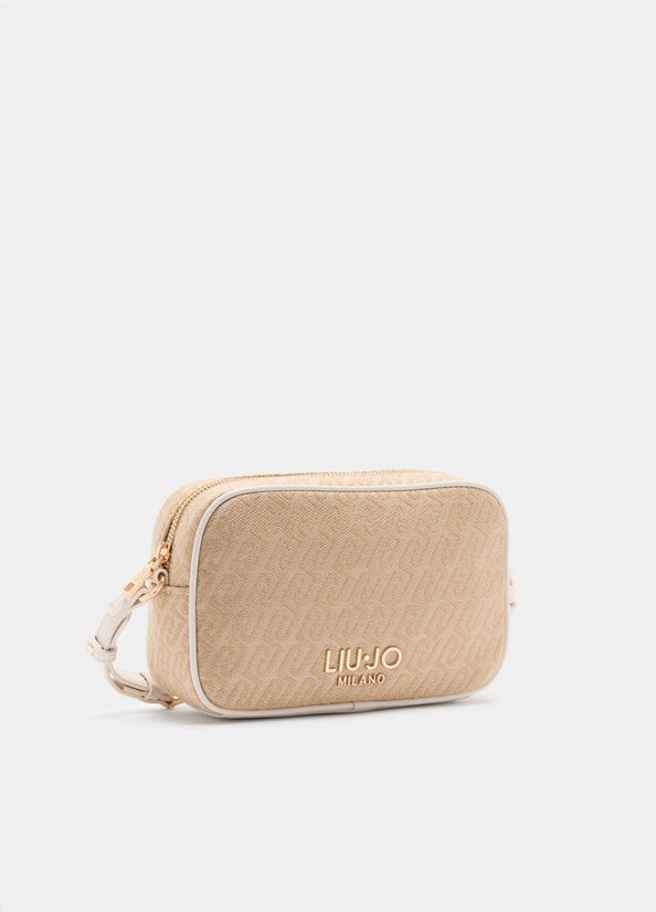 Borsa a tracolla piccola jacquard