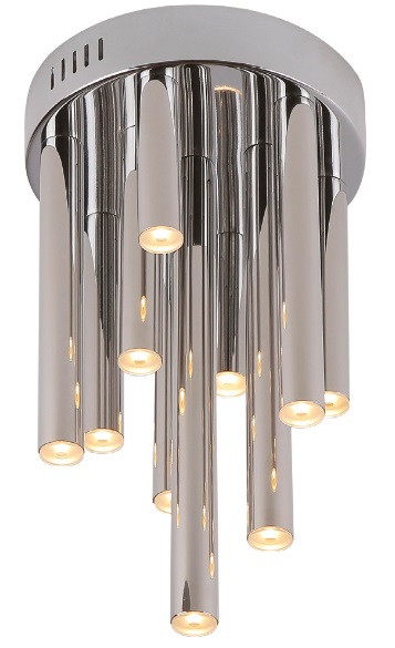 Lampa sufitowa ORGANIC chromowana LED 10W biały ciepły 600lm IP20 Maxlight