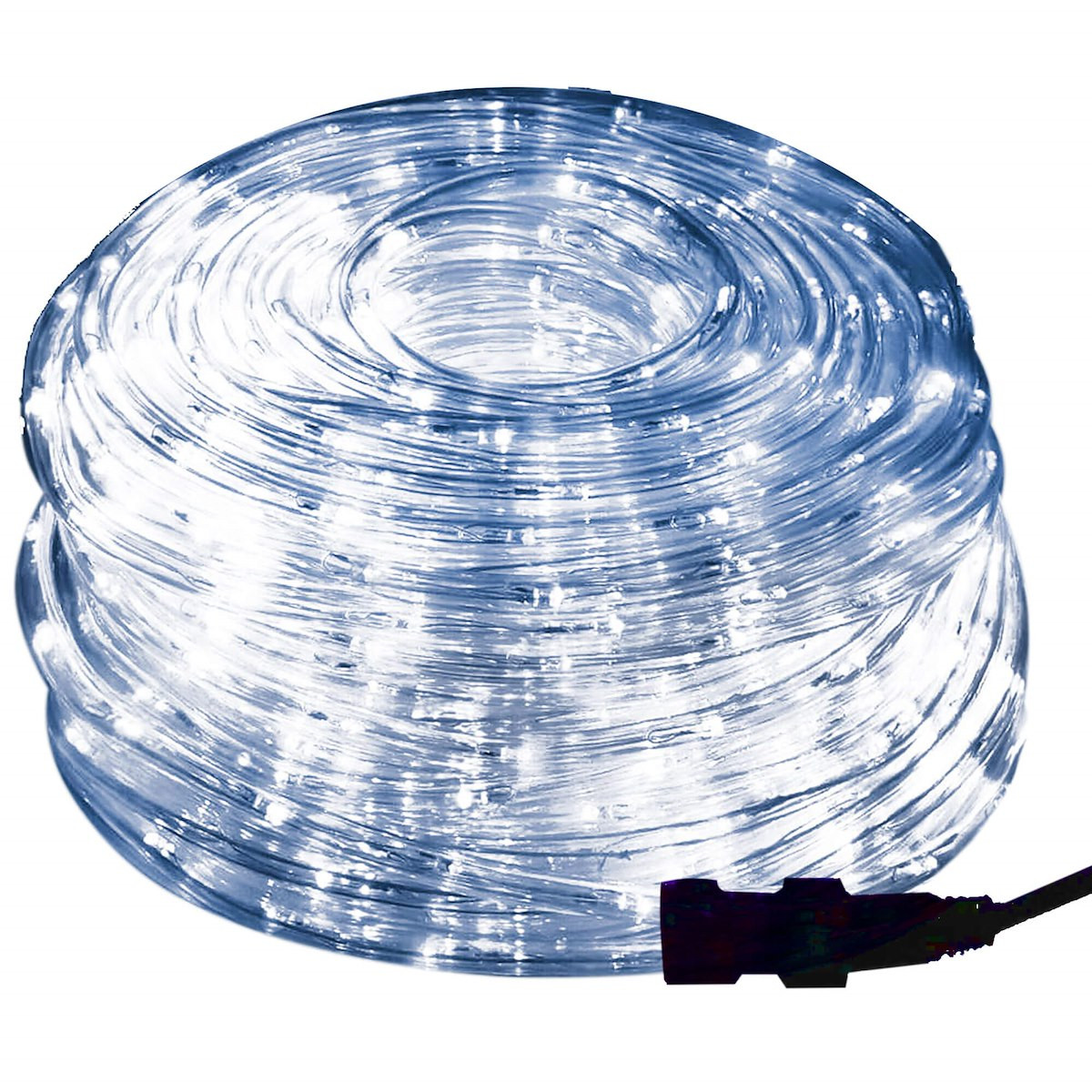 Wąż świetlny 240 Led biały zimny 10m z programatorem IP44
