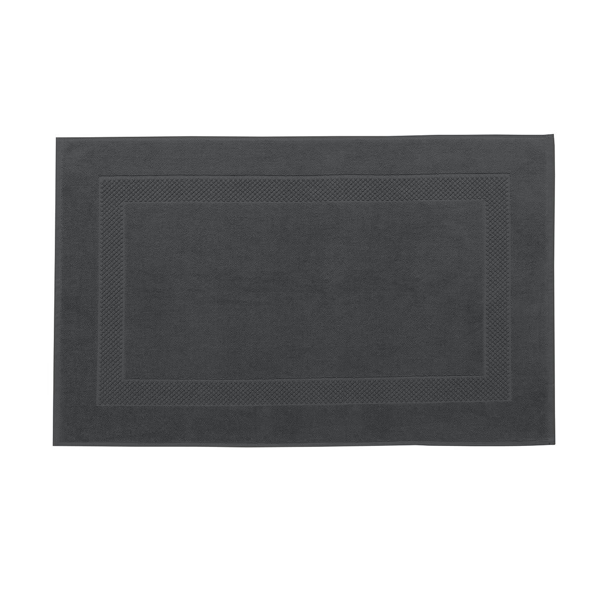 PÉTALE - Tapis de bain coton poivre 60x80 cm
