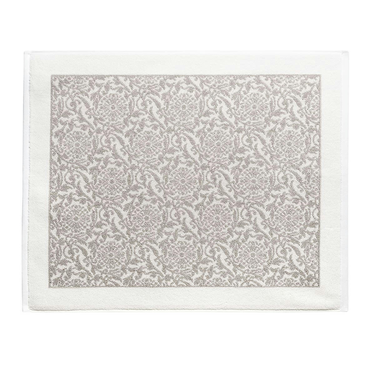 CHARME - Tapis de bain en coton pivoine 60 x 80