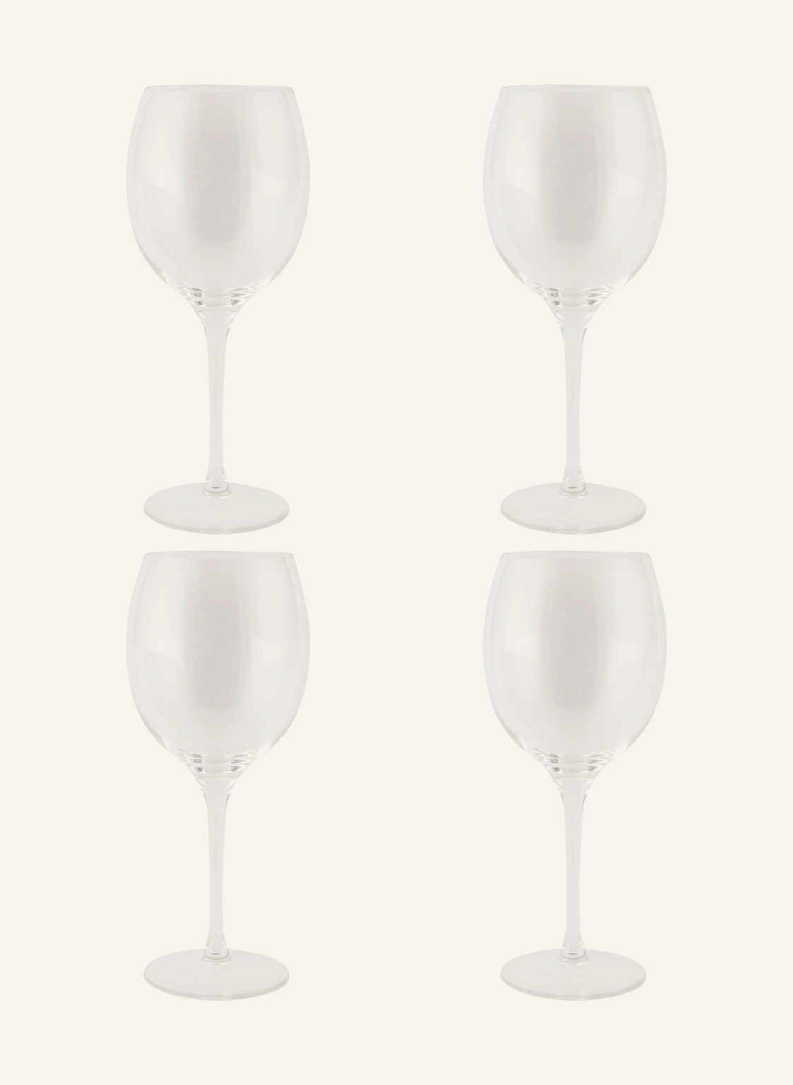 ALESSI 4er-Set Weingläser MAMI XL