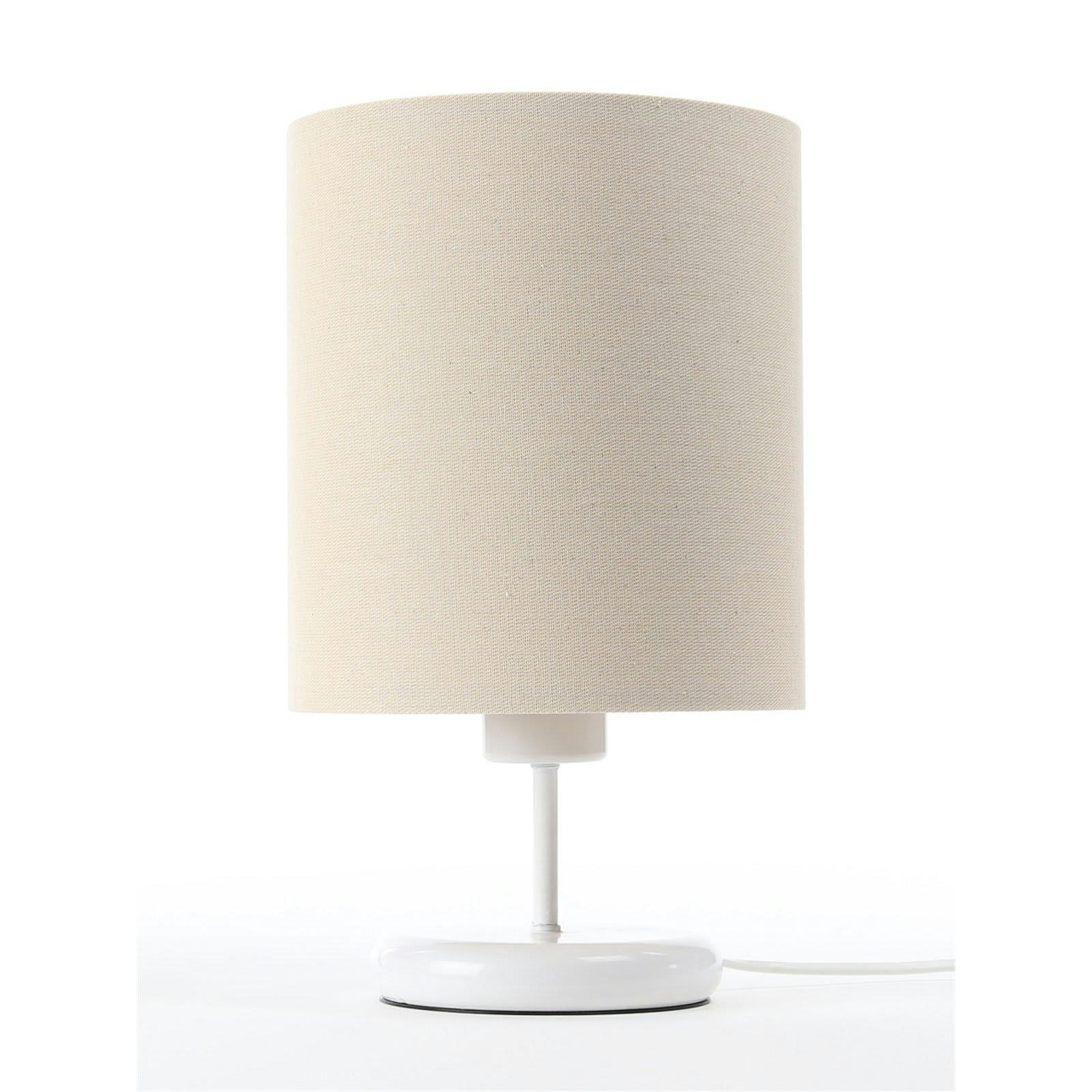 - Lampe de chevet Jute Beige 20x20x32 cm