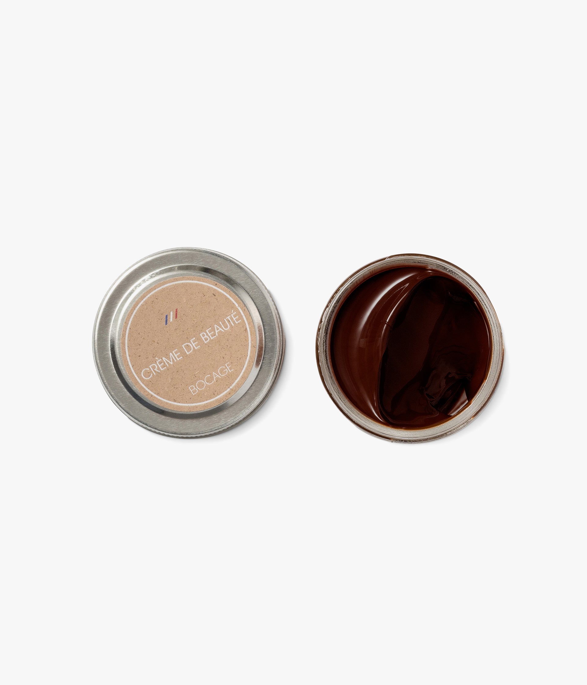 Crème de beauté marron foncé