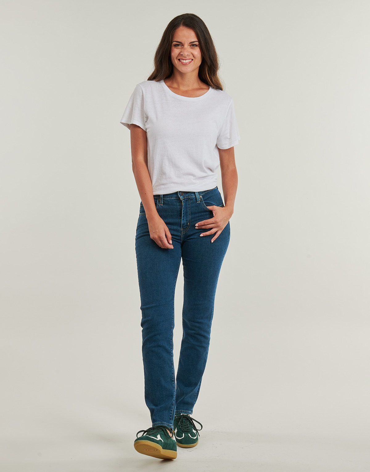 Levi's - 724 HIGH RISE STRAIGHT - Marine