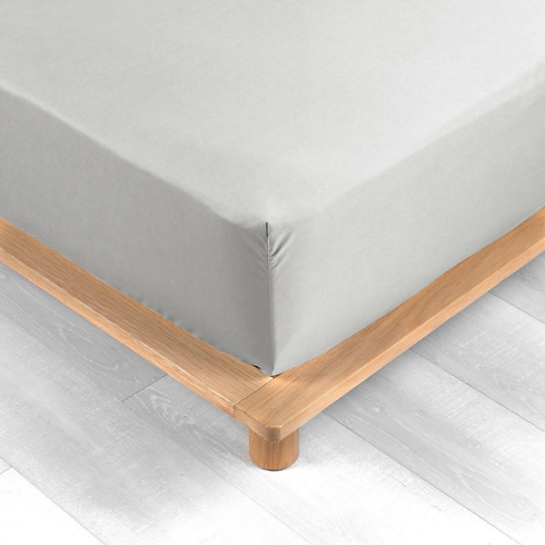 Drap Housse Percale Bonnet 30 Cm 200x180cm Blanc