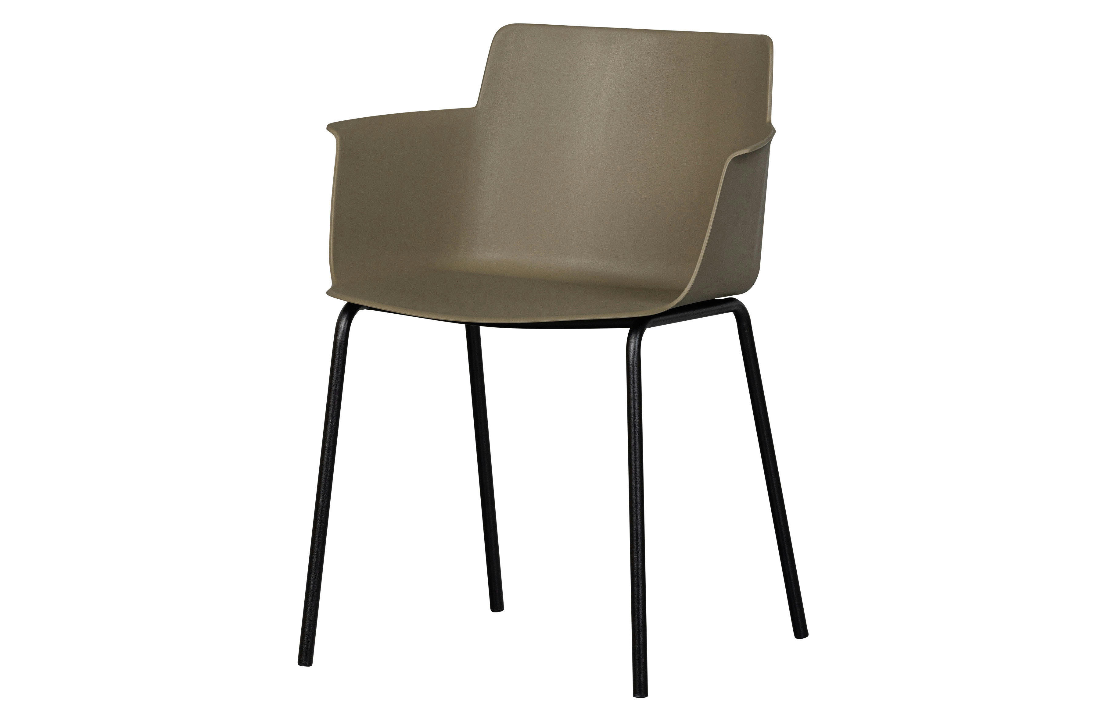 FOPPE - Chaises de jardin en plastique et métal jungle