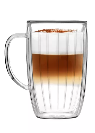 Kpl. 2 szklanek termicznych z podwójną ścianką 350 ml Vialli Design - Tulip 8875